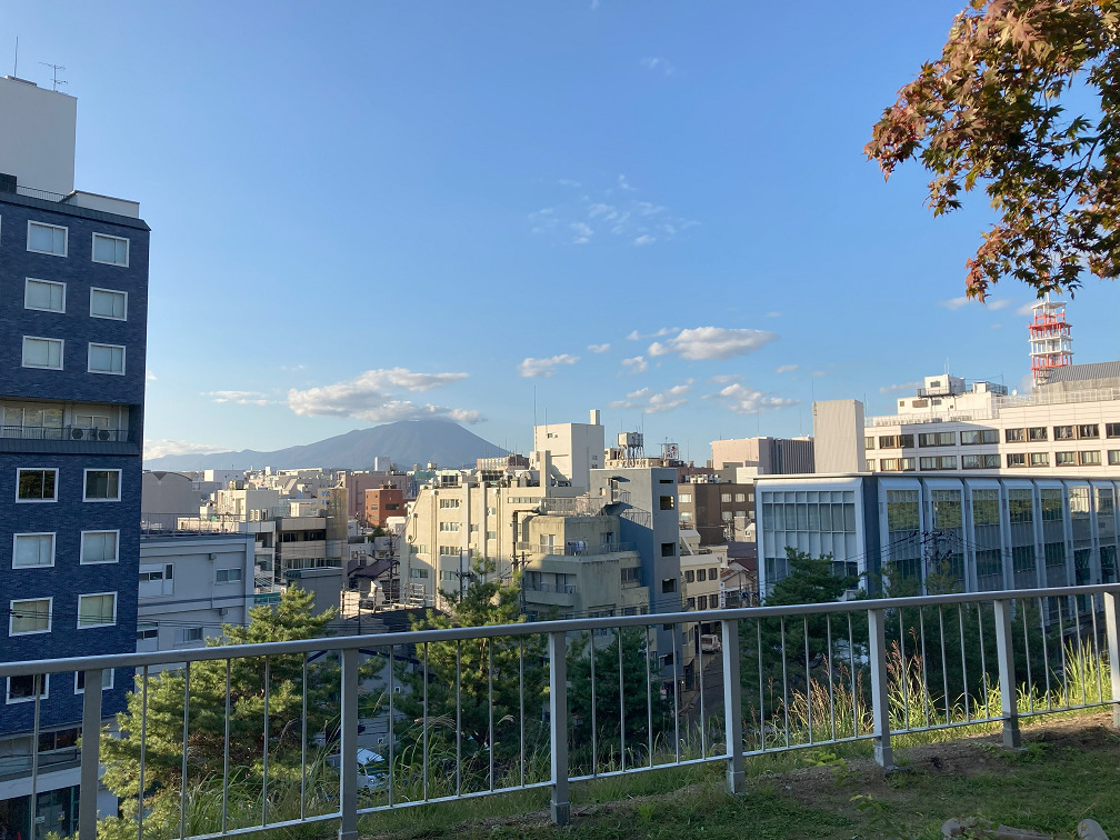 盛岡城跡公園（二の丸からの眺め）